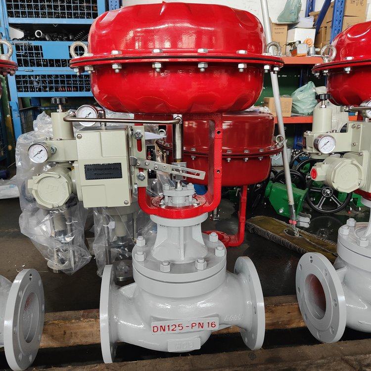 供应气动调节阀 法兰调节阀 ZJHP-16C DN65 精小型气动单座调节阀