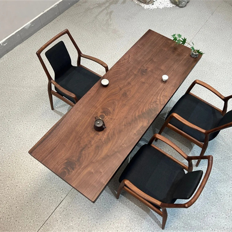 尺寸:180*65*6 北美黑胡桃大板 独板 全方