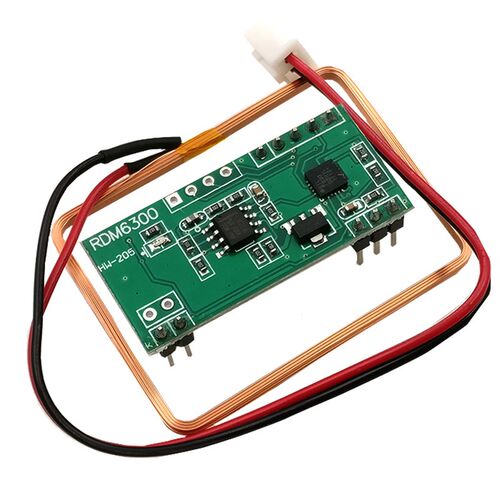 单片机RDM6300 ID卡读卡器模块RFID射频模块UART串口输出
