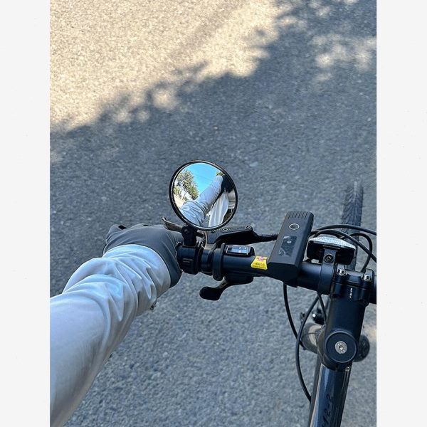 山地大全配件摩托车反光镜装饰小圆镜公路自行车电动车电瓶车通用