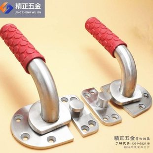 蒸箱厨具手柄海鲜拉手套门锁 商用胶半圆配件红色蒸柜 烘箱门把手
