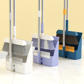 折叠磁吸扫把簸箕套装 家用不粘头发撮箕软毛扫帚网红笤帚扫地神器