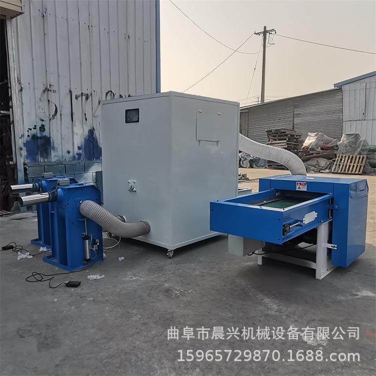 宠物窝开松充棉机沙发坐垫海绵填充机懒人沙发泡沫颗粒冲棉机