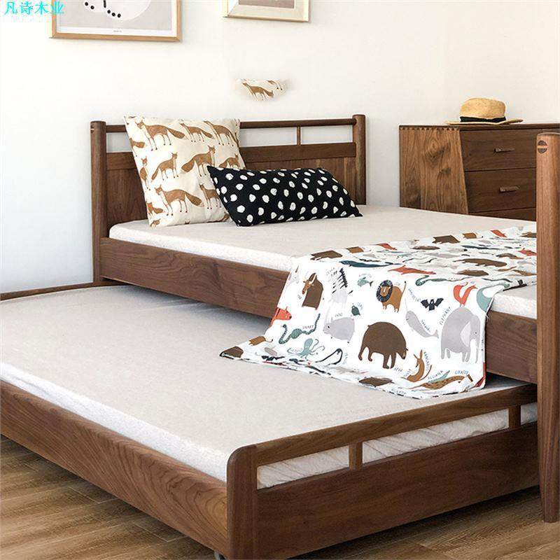 实木双层床  北欧简约现代多功能床中式上下母子床推拉双层高低床,橡塑材料及制品,其他塑料制品,淘宝优惠券,粉丝福利购,淘宝优惠卷