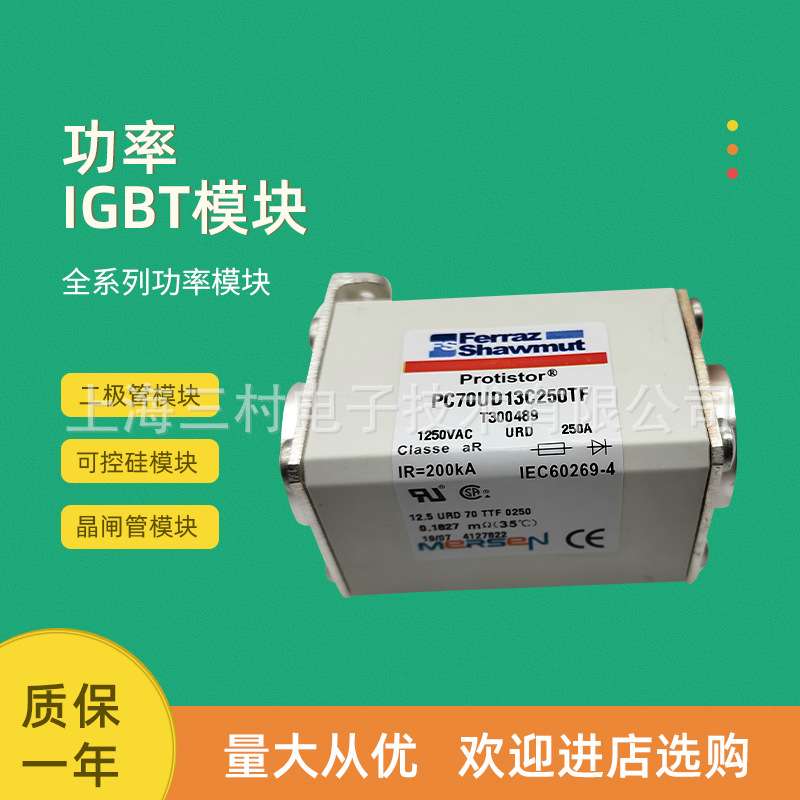 全新熔断器保险丝PC70UD13C100TF P300485 PC70UD13C125TFQ300486