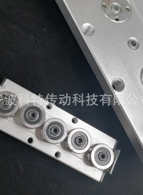 厂家直销批发滚轮滑块滑动导轨 双轴心滑块导轨 SGR10 两端加挡板