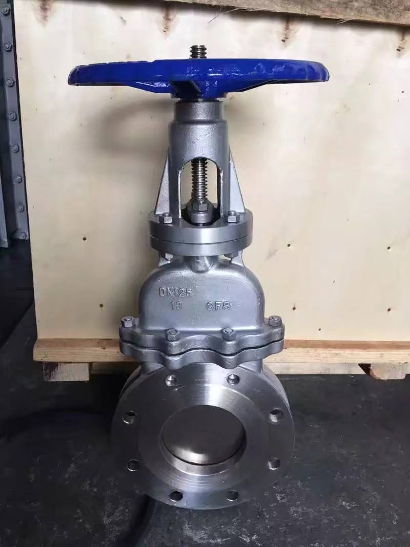 暗杆刀型闸阀DN200不锈钢310S高温1000℃暗板刀闸阀DN250烟气阀门