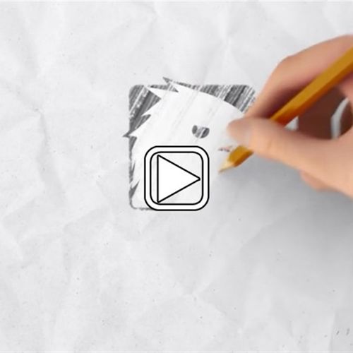 PR模板手写手绘标题文字logo动画笔铅笔绘画标识展示pr片头模板