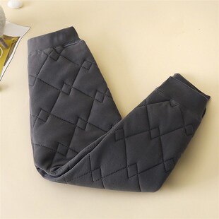 男女童校服神器加厚线裤 蚕丝羊毛双层德绒保暖裤 儿童秋冬加绒棉裤