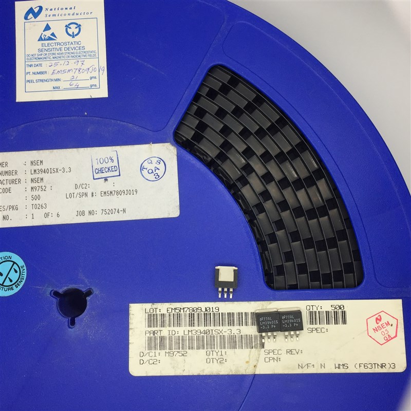 全新原装 LM3940IS-3.3 TO-263 贴片 稳压器  LM3940