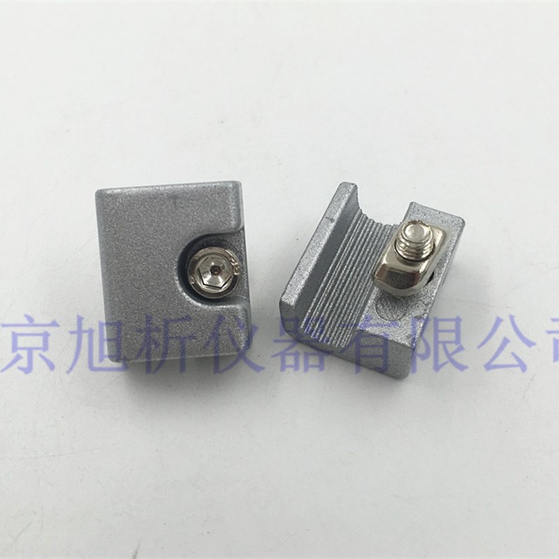 实验室气路铝合金管夹 不锈钢管固定管卡 轻型管夹导轨1/4 3/8 6m