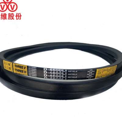 三维三角皮带D型726010500橡胶传动带A型C型B型工业机器齿形皮带