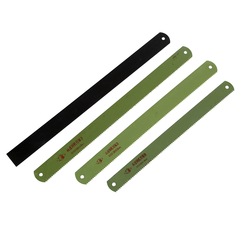 上海高速钢机用锯条锋钢锯条带齿耐磨加厚切割锯床锯片刀条胚 450