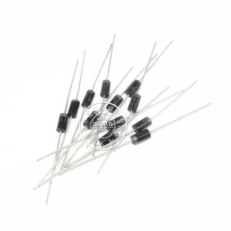 RL207 液晶电源整流二极管 直插 DO-15 (500个/盒=14.5元)29元/K