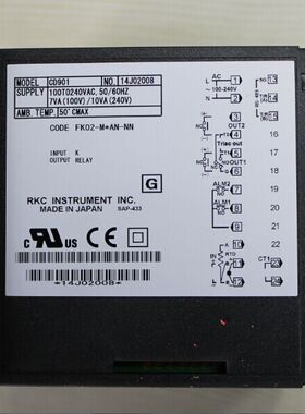 温控器 数显温度控制仪表 RKC CD901-M*GN CH402 CH102 CD701