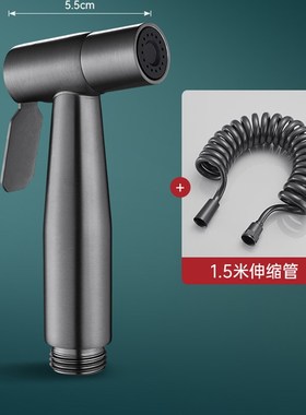 枪灰色马桶伴侣冲洗喷枪一进二出化妆室厕所高压增压水枪清Z洗175