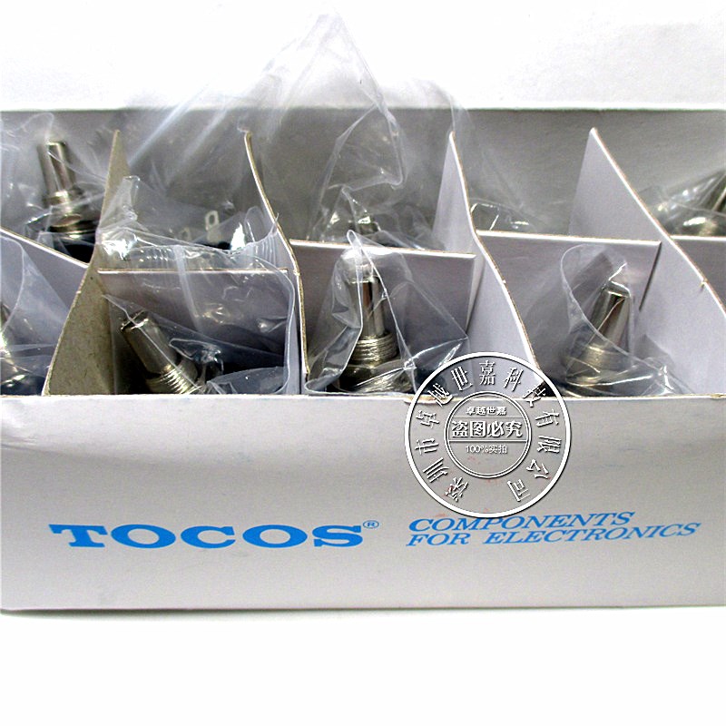 TOCOS可调电位器 B504 500K 可调电阻 单圈碳膜电位器 进口膜片
