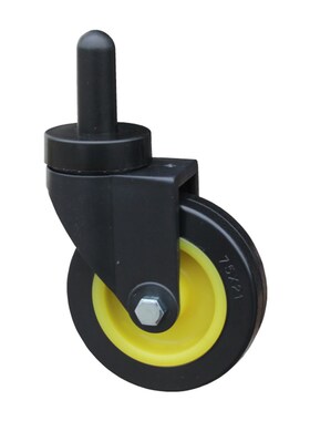 超宝清洁车轮子前轮后轮清包车轮保洁车配件下栏工具车万向轮轱辘