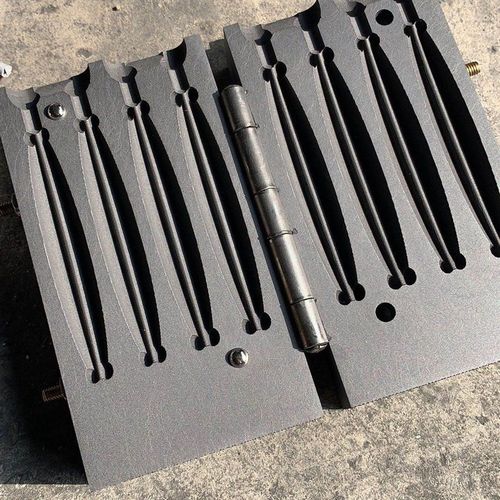 定做高纯石墨材质 撒网 网坠模具钓鱼铅坠水滴空心模型倒铅坠模子