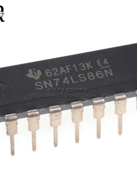 直插 SN74LS86AN 74LS86N  DIP-14 四异或门/栅极/逆变器IC