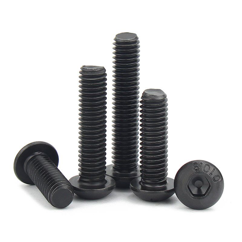 W3/16-24 W1/4-20牙10.9级英制圆头盘头内六角螺丝钉BSW