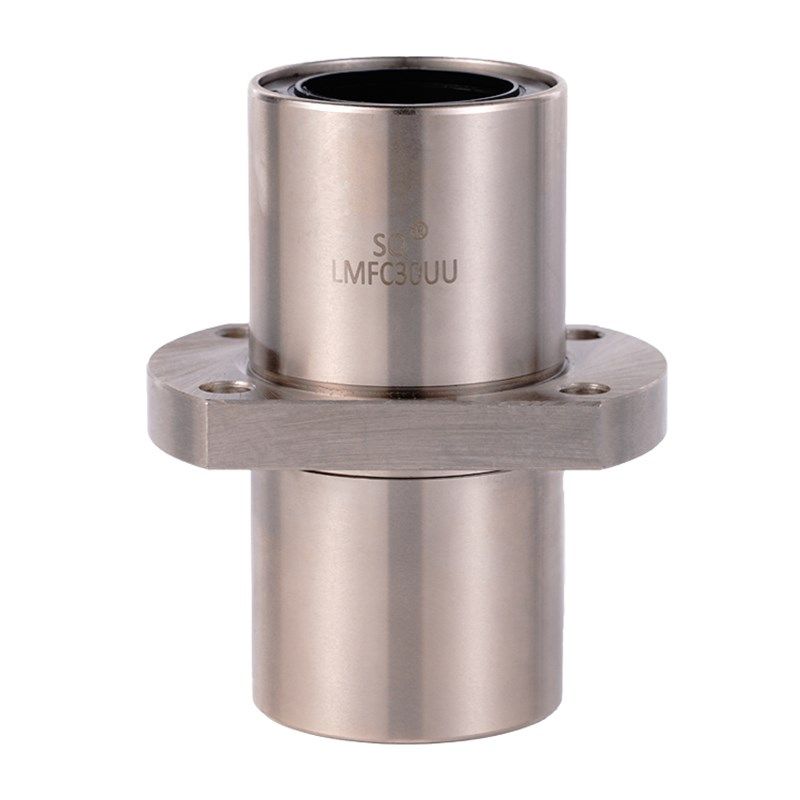 四强中间带法兰直线轴承LMKC10 12 16 20 25 30LUU加长型