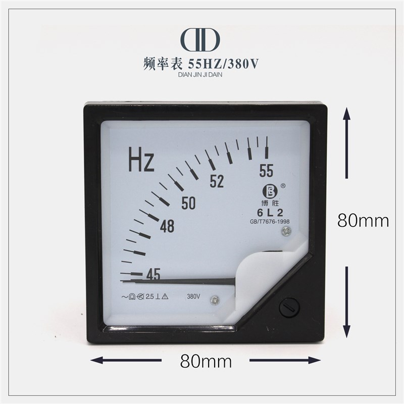 柴油发电机配电柜开关箱配件6L2电流电压表三相380 500V hz频率表