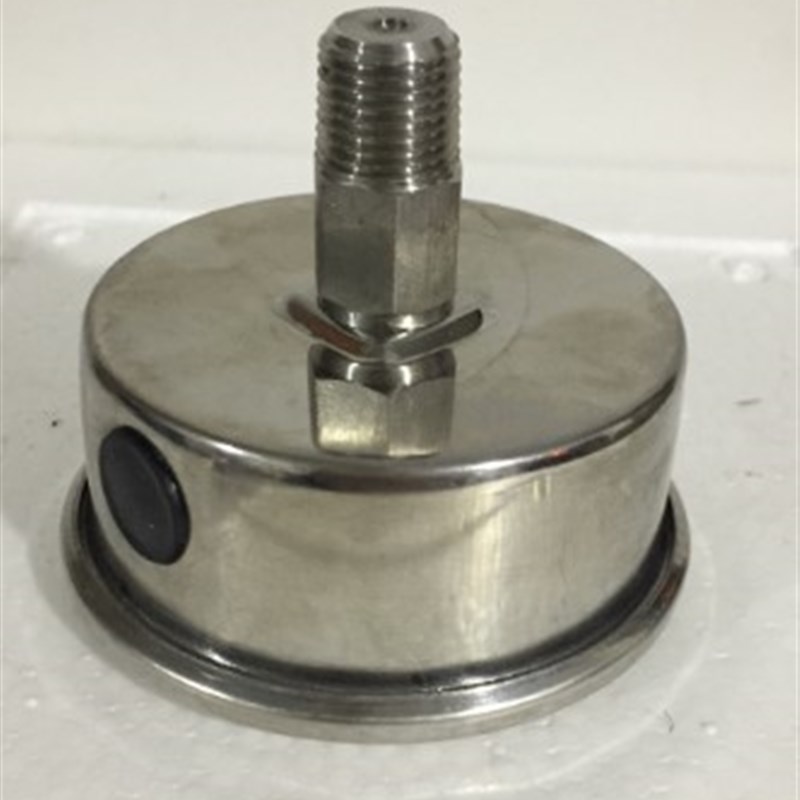 YN-60耐震压力表全不锈钢压力表轴向无边1MPA杭州富阳玉春仪表