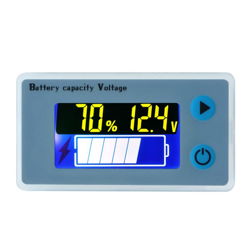 电动车铅酸电瓶磷酸铁锂锂电池电量表电压仪表显示器12V48V72V60V