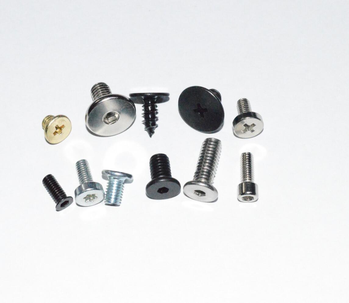 加硬黑色十字圆头自攻螺钉M1.7 M1.8 M2盘头尖尾自攻螺丝PA