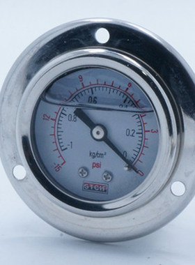 轴向带边真空耐震防震压力表负压表YNZ-40上海天川仪表STCIF抗震