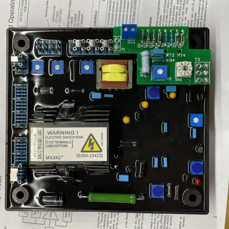 MX342-2原装斯坦福STAMFORD无刷发电机电压调节器E000-23422调压