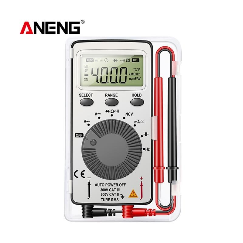 数显万用表 超薄迷你型电压电流表  便携式卡片数字万用表