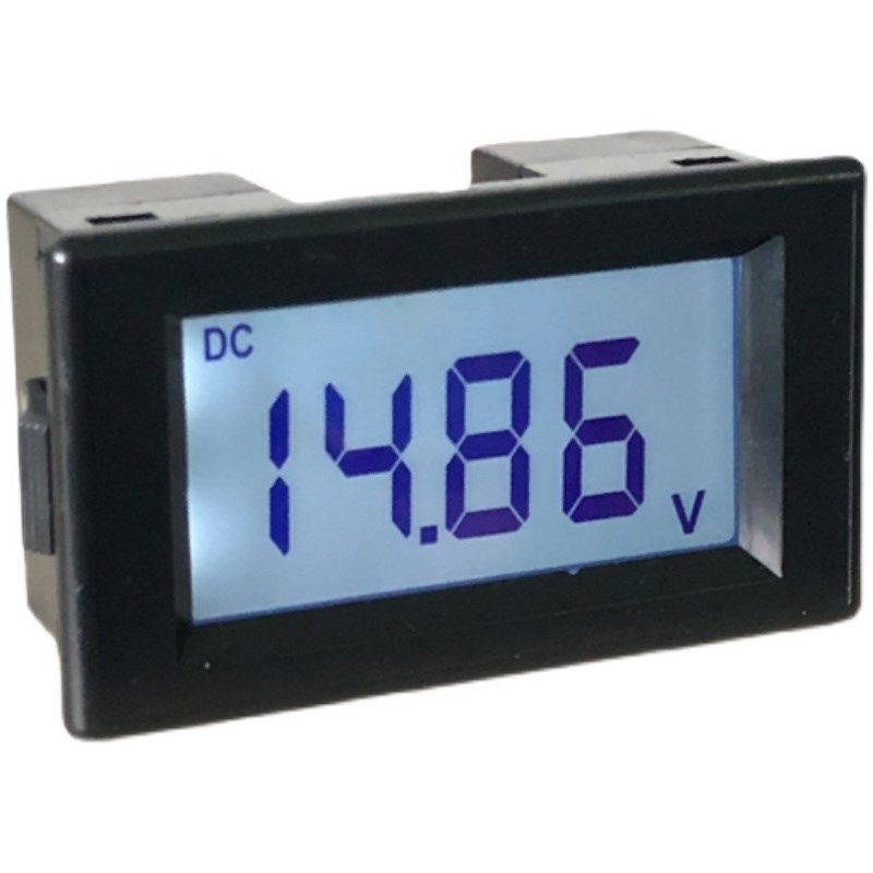 液晶直流电压表数显DlC12V24V72V60V120V数字表头两线直接HJ85Y