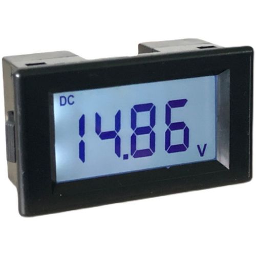 液晶直流电压表数显DlC12V24V72V60V120V数字表头两线直接HJ85Y
