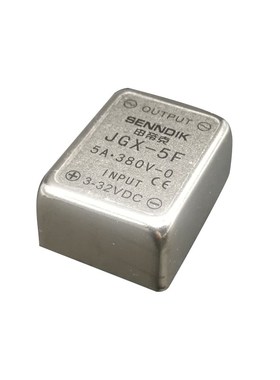 插针JGX-5F小型PCB铁壳5A固态继电器SSR直流控交流DC-AC MGR 12V