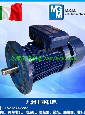 MGM刹车电机BA71B4 0.37KW -BA132MB4 9.2KW抱闸交流刹车电机