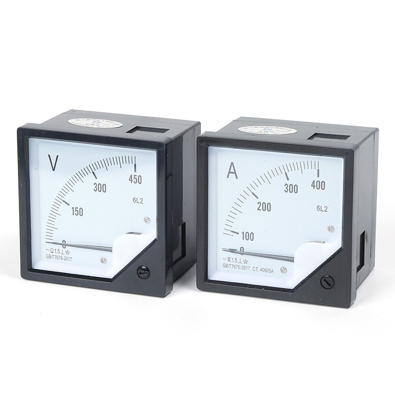 6L2电压表450V频率表功率表600/5 400/5交流6L2-A电流表指针式