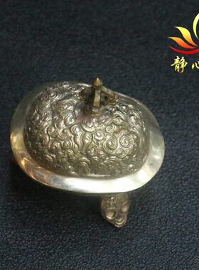 供水碗用品供碗托家用供手工杯工艺品巴尼泊尔黄铜居家托巴供具