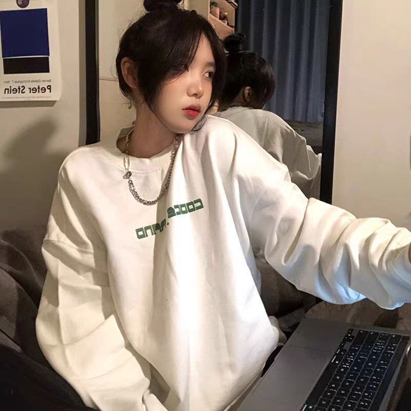 特大码女装2-300斤卫衣秋季女潮ins宽松韩版胖mm遮肉上衣bf风240