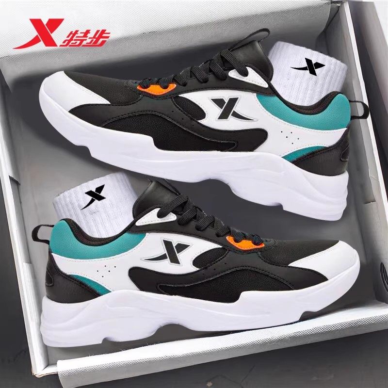 特步运动鞋男冬季2025新款学生轻便软底跑步鞋减震厚底休闲老爹鞋,运动鞋new,跑步鞋,淘宝优惠券,粉丝福利购,淘宝优惠卷