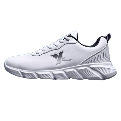 特步官网新款皮面轻便跑鞋旗舰店