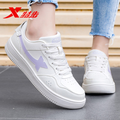 特步官网新款平板板鞋轻便旗舰店