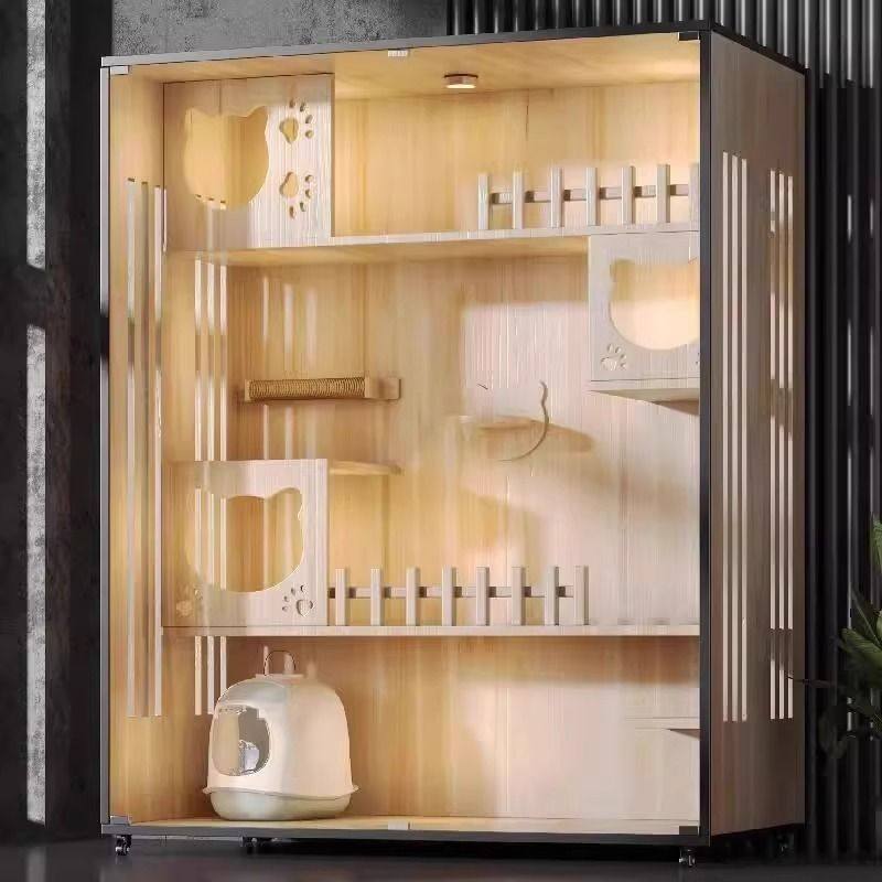 猫笼子别墅自由空间家用实木室内猫柜猫咪爬架一体猫窝小户型客厅,宠物/宠物食品及用品,玩具/造景装饰,淘宝优惠券,粉丝福利购,淘宝优惠卷