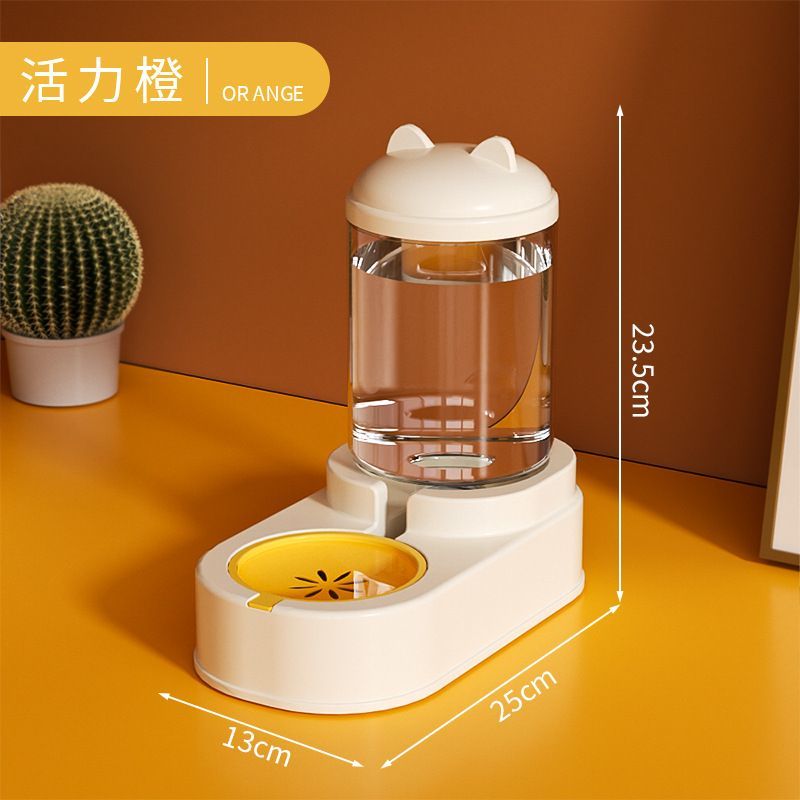 猫狗自动饮水喂食器兔子宠物水碗狗狗自助饮水进食器具