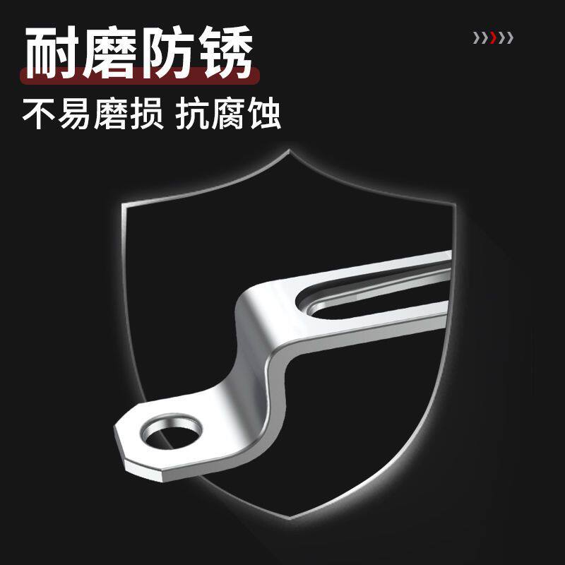 无孔衣柜橱柜组装五金配件不锈钢二合一连接件木工螺丝隐形卡扣件