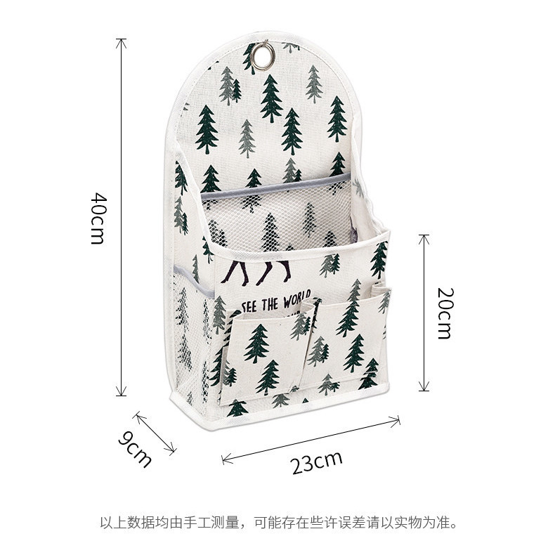 墙挂式可爱布艺收纳布袋
