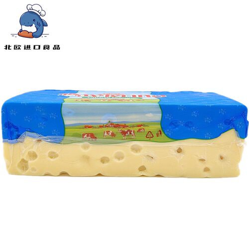 进口德国琪雷萨大孔干酪Emmental Cheese爱埃艾曼塔有孔奶酪 少盐