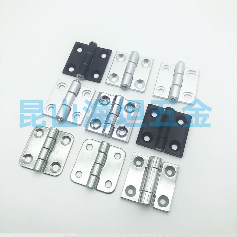 32*30孔距3030铝合金锌合金不锈钢尼龙型材用合页 钣金蝶形平铰链