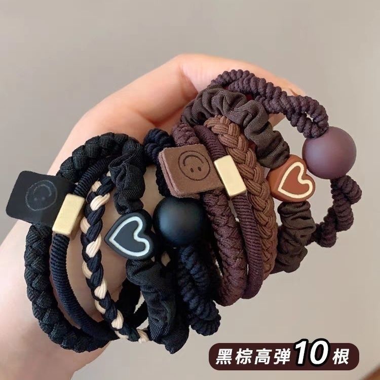 简约气质多款耐用高弹力皮筋五十六件套混合装百搭日常女生束发头